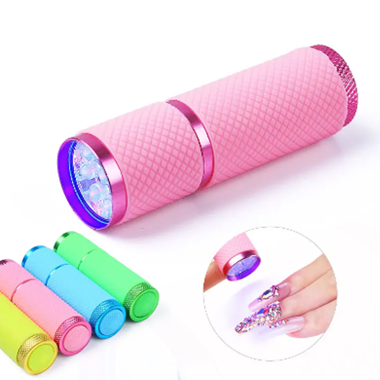 2024 Gel Curing Polish Light Máy sấy nhanh 9 LED UV Đèn móng nhỏ
