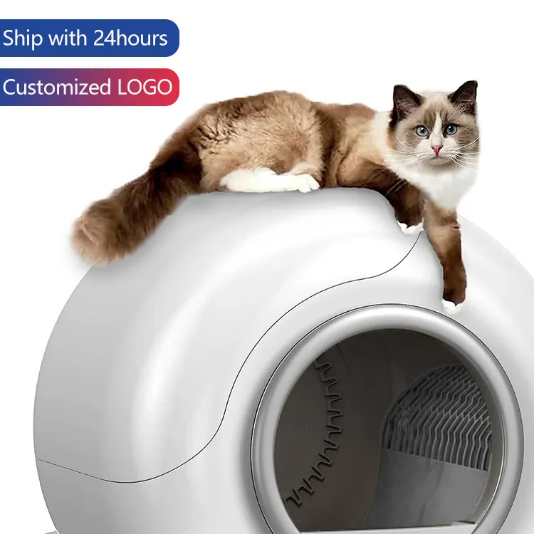 Tự động hộp mèo kiểm soát ứng dụng thông minh tự làm sạch hộp xả rác