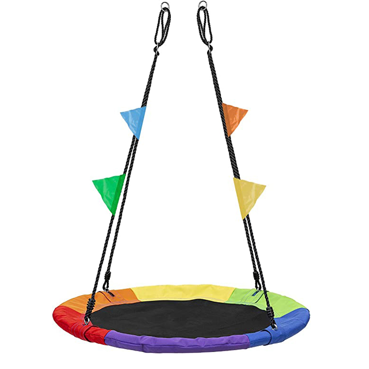 Sân sau treo ngoài trời Saucer Tree Kids Swing