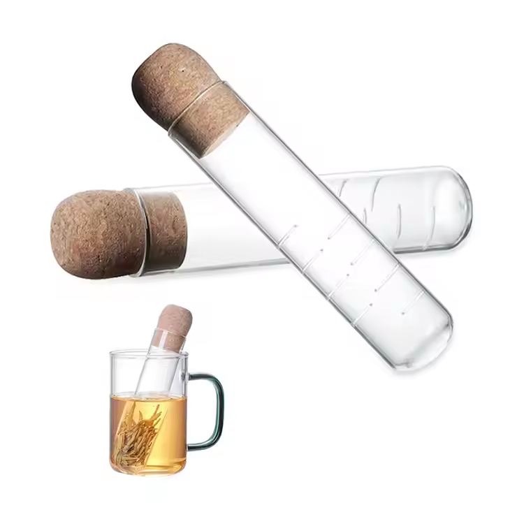 Thiết kế ống hình ống thủy tinh Borosilicate Glass Trà