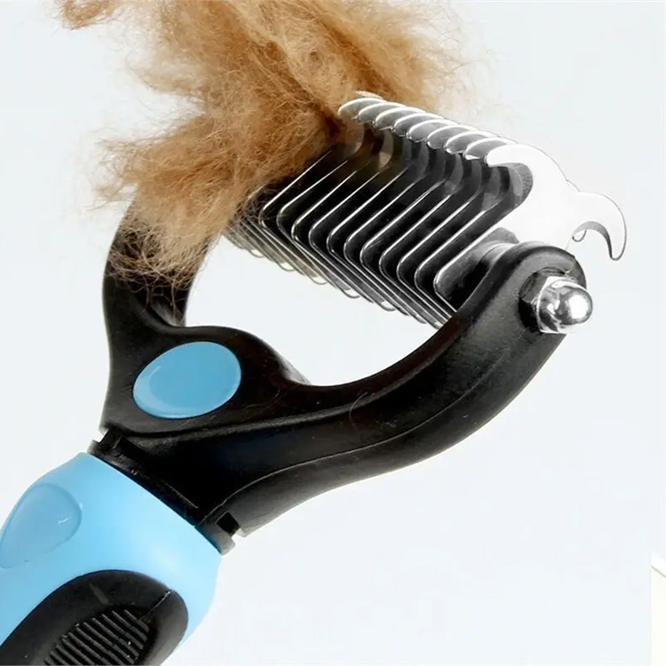 Dùng tay hai mặt dematting chải chuốt lược chải chuốt