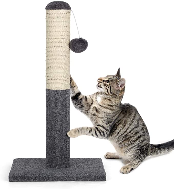 Trụ chống xước Sisal Kitty Cat bền với bóng treo