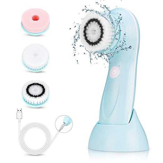 Bàn chải làm sạch da mặt bằng điện Spin Vibrating Sonic