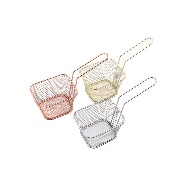 Khoai tây chiên chip giỏ bằng thép không gỉ phụ kiện nhà bếp