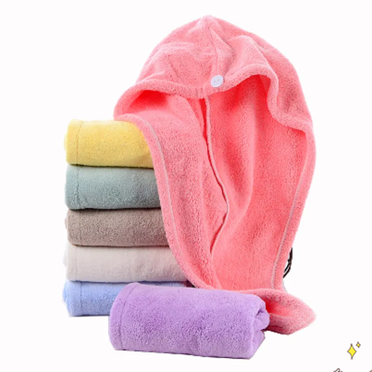 Microfiber cho phụ nữ salon salon salon tóc khăn turban