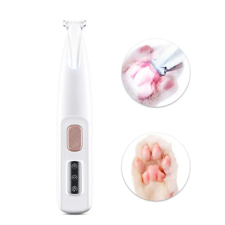 Mới không thấm nước thú cưng đèn led dog paws tóc mèo clipper