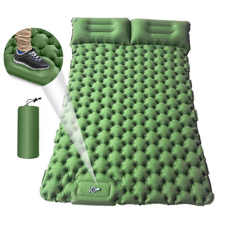 Nệm cắm trại đôi dày 10 cm di động ngoài trời