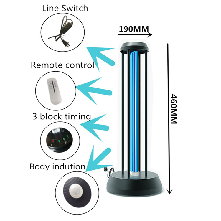 Đèn diệt khuẩn UV khử trùng Ozone