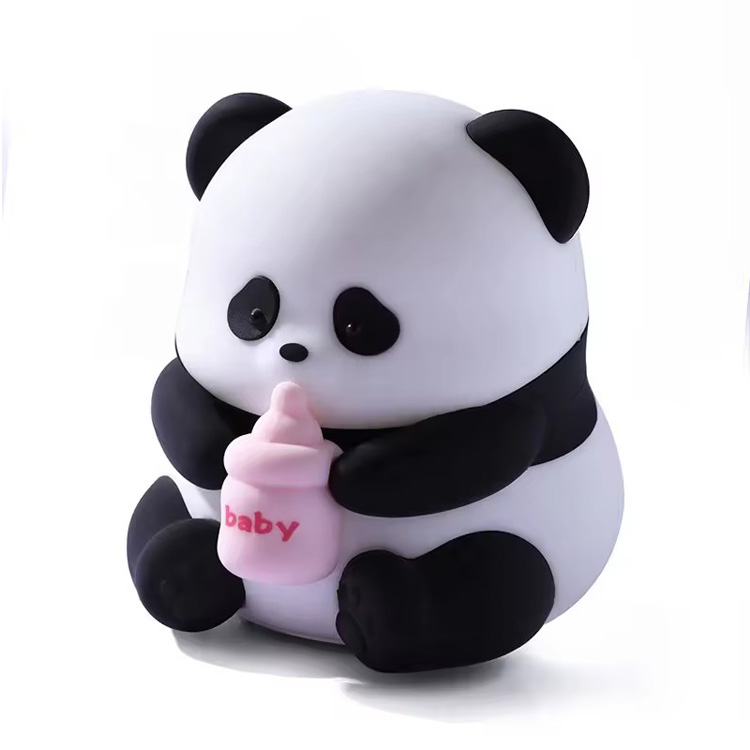 Đèn ngủ cho bé Panda Đèn bàn silicon hình động vật dễ thương