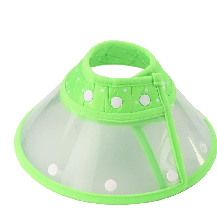 Pet Elizabethan cổ áo đầy màu sắc cạnh tranh cổ áo PET