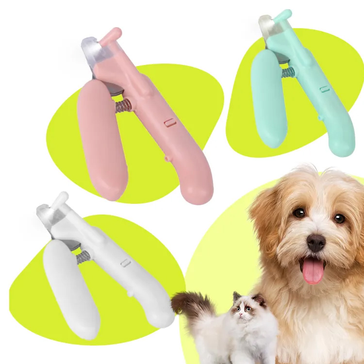 Thú cưng cắt móng tay với đèn led pet claw chải chuốt kéo