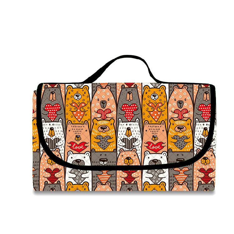 Thảm dã ngoại cuộn lên Thảm dã ngoại cắm trại ngoài trời di động