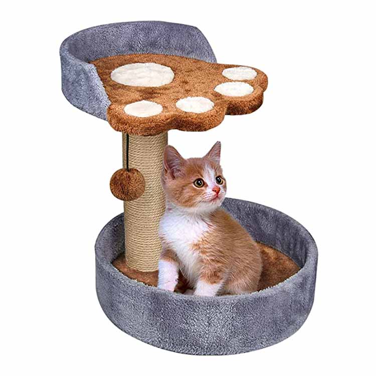 Plush Sisal Climbing Post Cat Tree Tree Scratcher