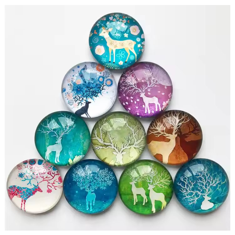 Nhãn dán cao su Fairy Deer Art Quà tặng khuyến mại Nam châm tủ lạnh