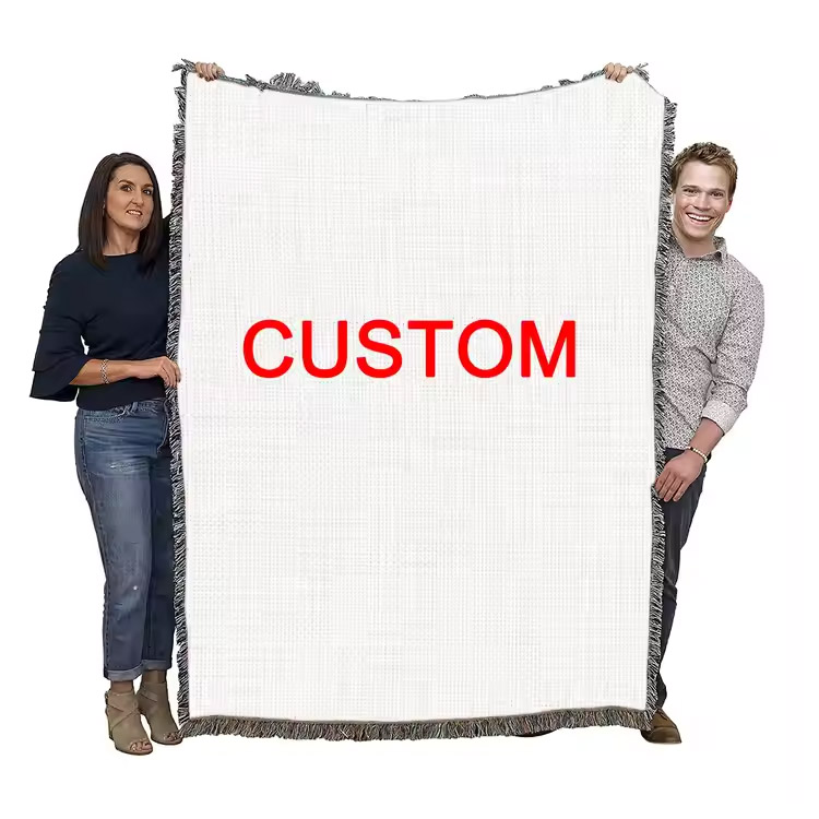 Sherpa Ném chăn lông cừu Flannel Woven Chăn TV